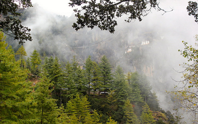 Paro Taktsang distance view